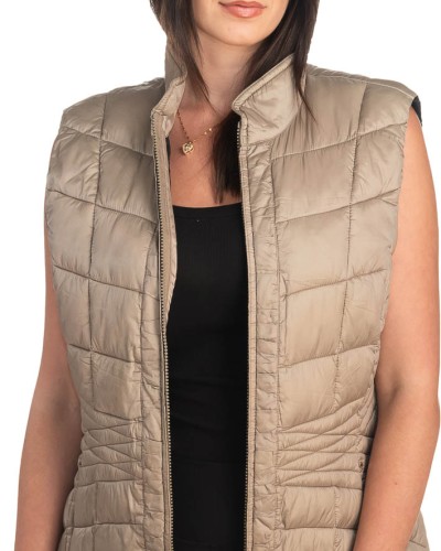 Γυναικείο Επώνυμο Μπουφάν Γιλέκο - K408