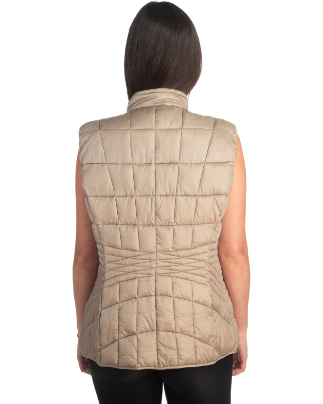 Γυναικείο Επώνυμο Μπουφάν Γιλέκο - K408