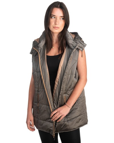 Γυναικείο Επώνυμο Μπουφάν Γιλέκο - K426