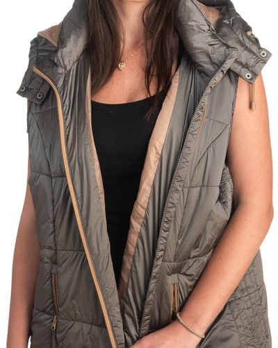 Γυναικείο Επώνυμο Μπουφάν Γιλέκο - K426