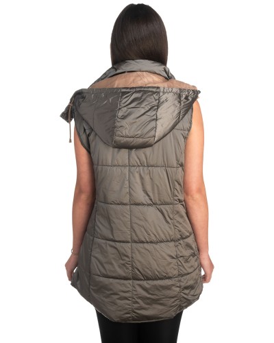 Γυναικείο Επώνυμο Μπουφάν Γιλέκο - K426