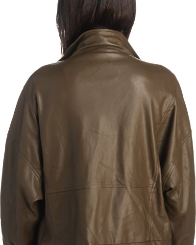 Δερμάτινο γυναικείο μπουφάν - K480