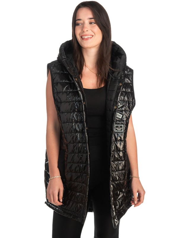 Γυναικείο Επώνυμο Μπουφάν Γιλέκο - K627