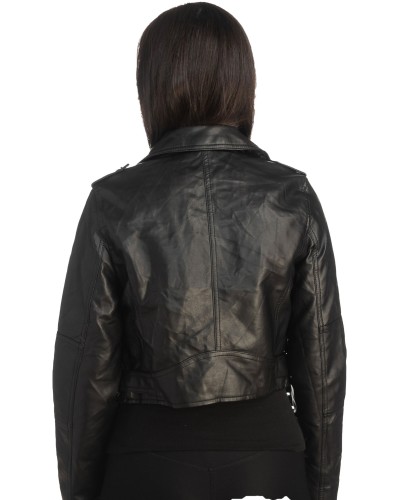 Δερμάτινο γυναικείο μπουφάν - K747