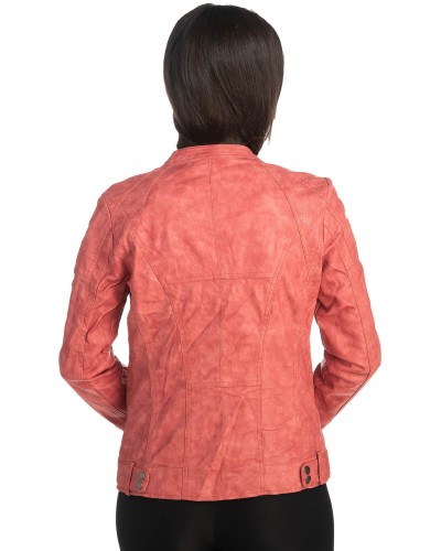 Δερμάτινο γυναικείο μπουφάν - K754