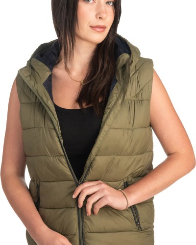 Γυναικείο Επώνυμο Μπουφάν Γιλέκο - K779