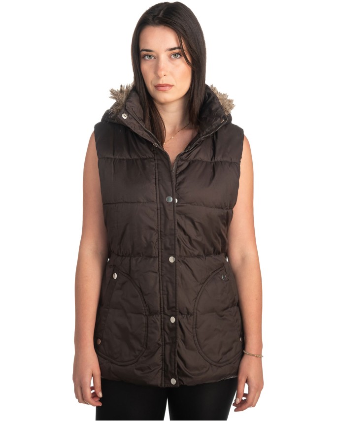 Γυναικείο Επώνυμο Μπουφάν Γιλέκο - K819