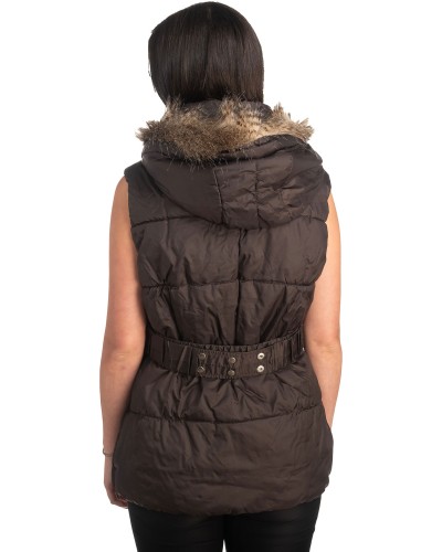 Γυναικείο Επώνυμο Μπουφάν Γιλέκο - K819