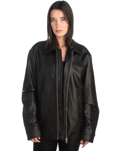 Δερμάτινο γυναικείο μπουφάν - K821