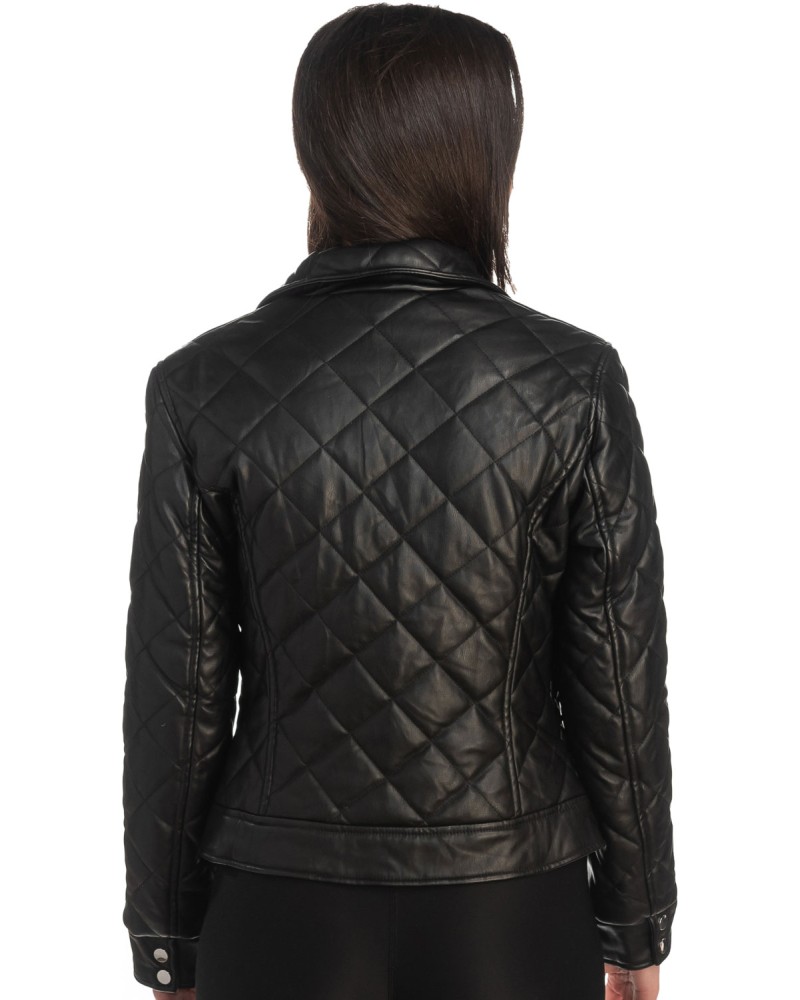 Δερμάτινο γυναικείο μπουφάν - K845