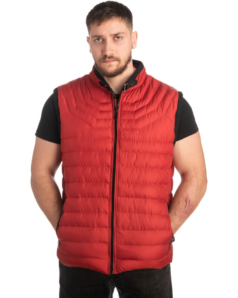 Ανδρικό Επώνυμο Μπουφάν Γιλέκο - K968