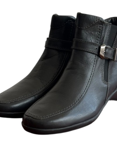 Δερμάτινο Γυναικείo Μποτάκι - M107