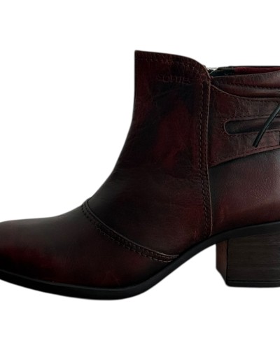 Δερμάτινο Γυναικείo Μποτάκι - M18