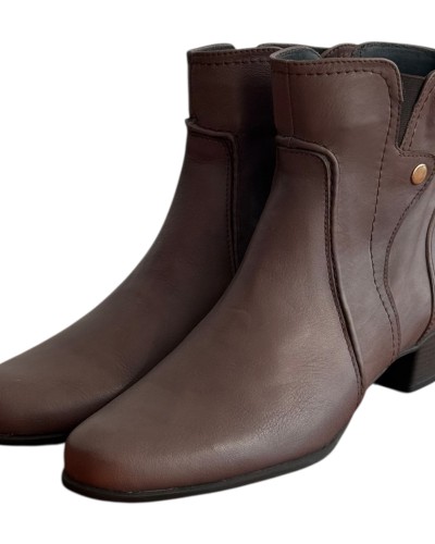 Δερμάτινο Γυναικείo Μποτάκι - M19