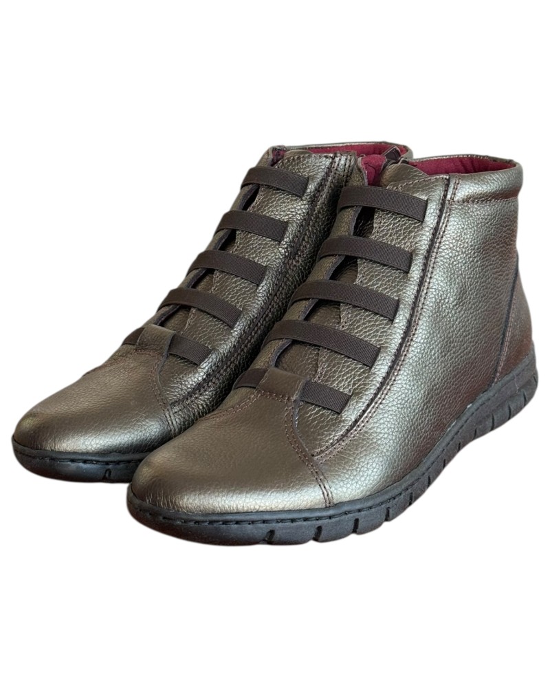 Δερμάτινο Γυναικείo Μποτάκι - M216