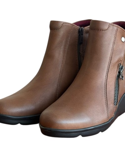 Δερμάτινο Γυναικείo Μποτάκι - M249