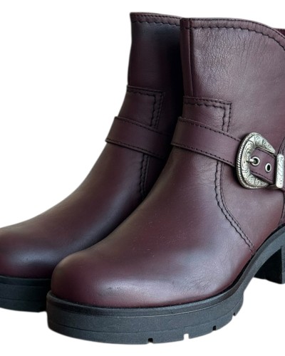 Δερμάτινο Γυναικείo Μποτάκι - M290