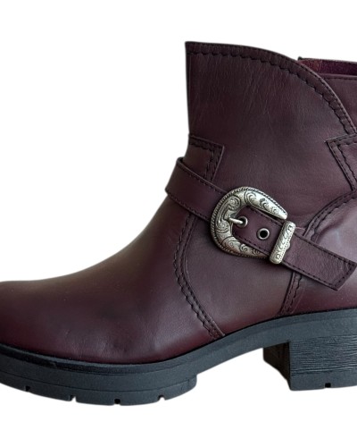 Δερμάτινο Γυναικείo Μποτάκι - M290