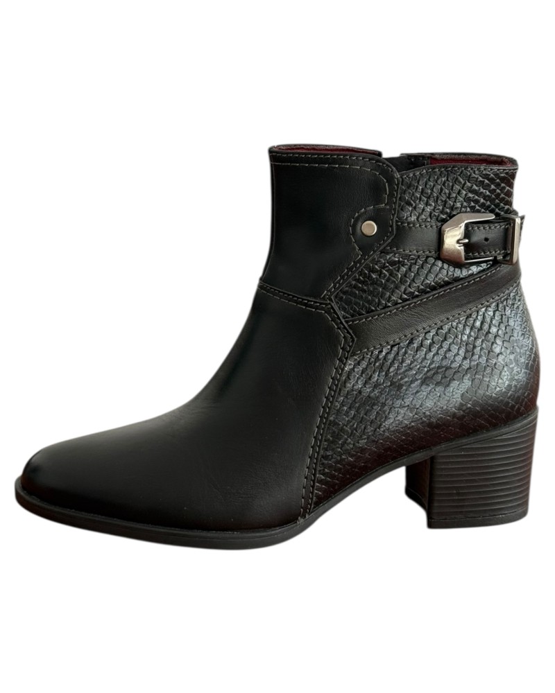 Δερμάτινο Γυναικείo Μποτάκι - M339