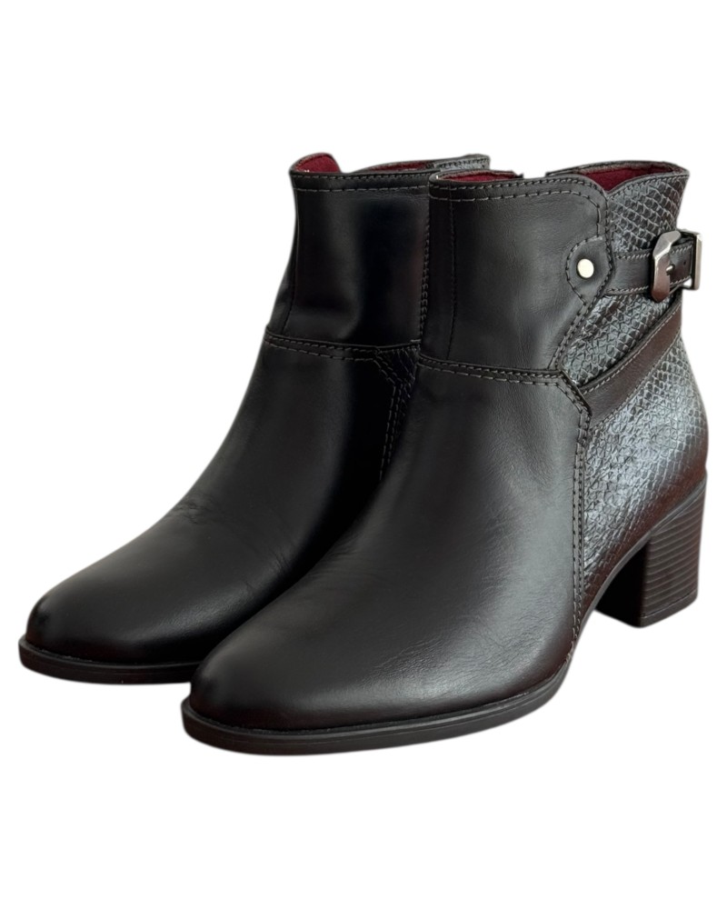 Δερμάτινο Γυναικείo Μποτάκι - M339