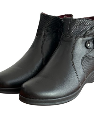 Δερμάτινο Γυναικείo Μποτάκι - M366