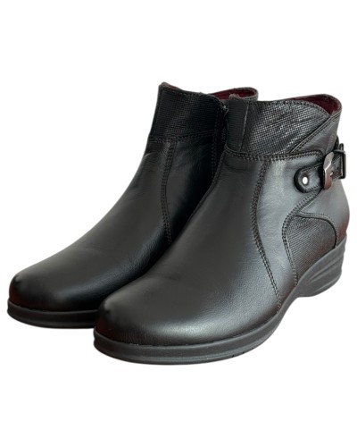 Δερμάτινο Γυναικείo Μποτάκι - M366