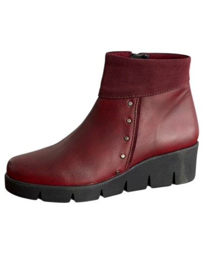 Δερμάτινο Γυναικείo Μποτάκι - M390