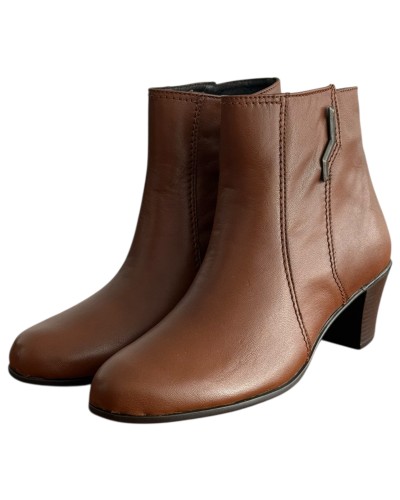 Δερμάτινο Γυναικείo Μποτάκι - M391