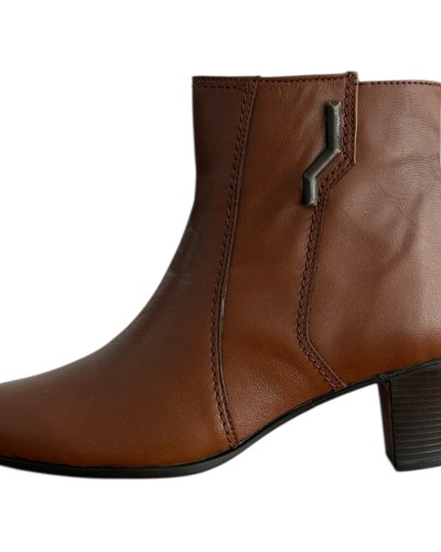 Δερμάτινο Γυναικείo Μποτάκι - M391