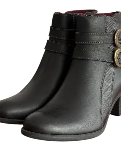 Δερμάτινο Γυναικείo Μποτάκι - M392