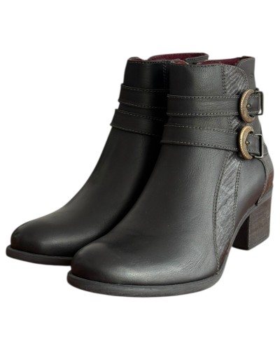 Δερμάτινο Γυναικείo Μποτάκι - M392