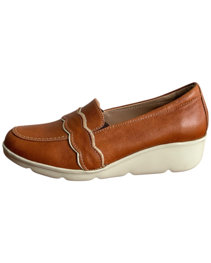  Δερμάτινο Γυναικείo Μοκασίνι - M418