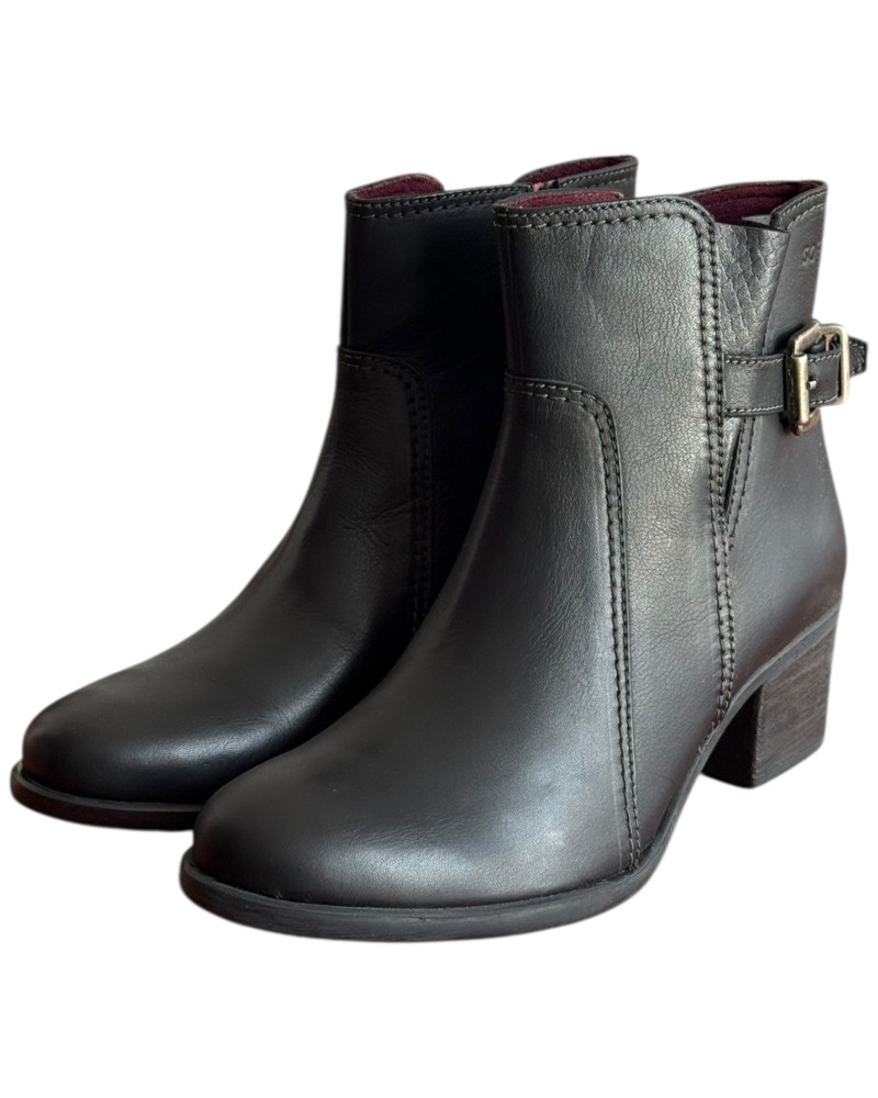 Δερμάτινο Γυναικείo Μποτάκι - M423