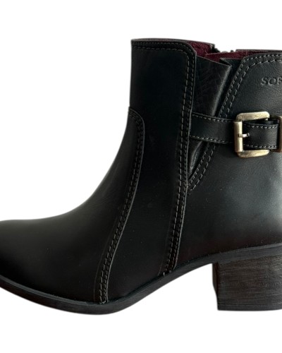 Δερμάτινο Γυναικείo Μποτάκι - M423