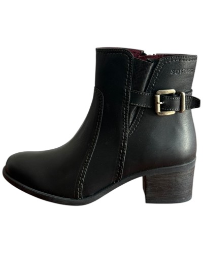 Δερμάτινο Γυναικείo Μποτάκι - M423