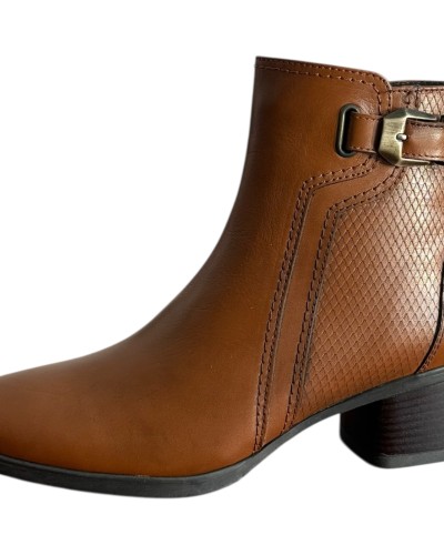 Δερμάτινο Γυναικείo Μποτάκι - M426