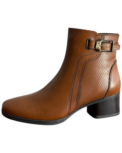 Δερμάτινο Γυναικείo Μποτάκι - M426