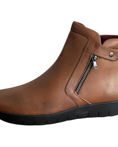 Δερμάτινο Γυναικείo Μποτάκι - M430