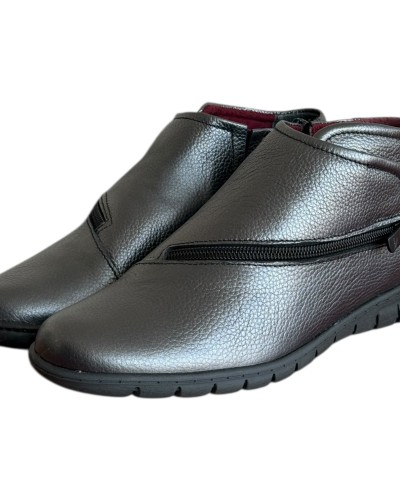 Δερμάτινο Γυναικείo Μποτάκι - M449