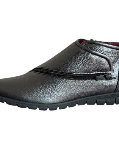 Δερμάτινο Γυναικείo Μποτάκι - M449