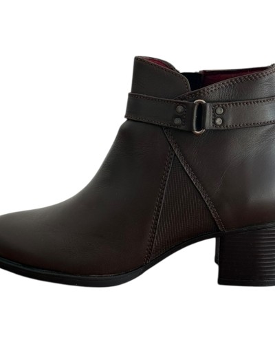 Δερμάτινο Γυναικείo Μποτάκι - M49