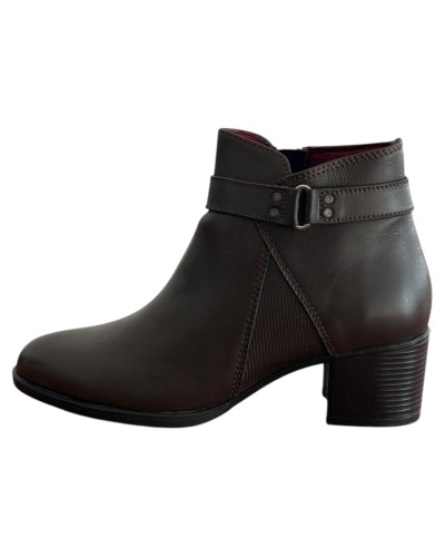 Δερμάτινο Γυναικείo Μποτάκι - M49