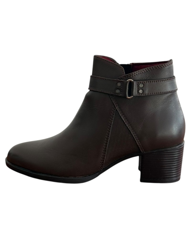 Δερμάτινο Γυναικείo Μποτάκι - M49