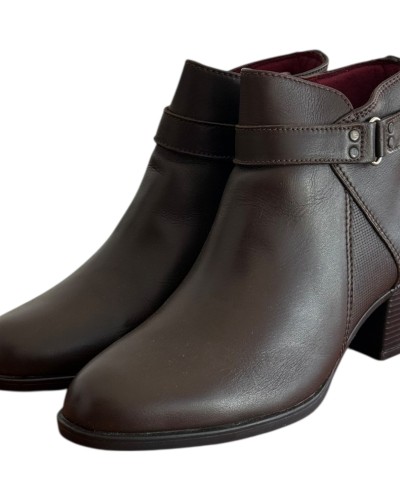 Δερμάτινο Γυναικείo Μποτάκι - M49