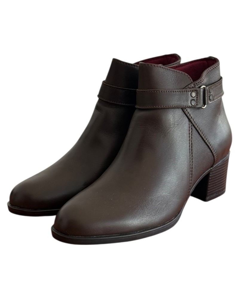 Δερμάτινο Γυναικείo Μποτάκι - M49