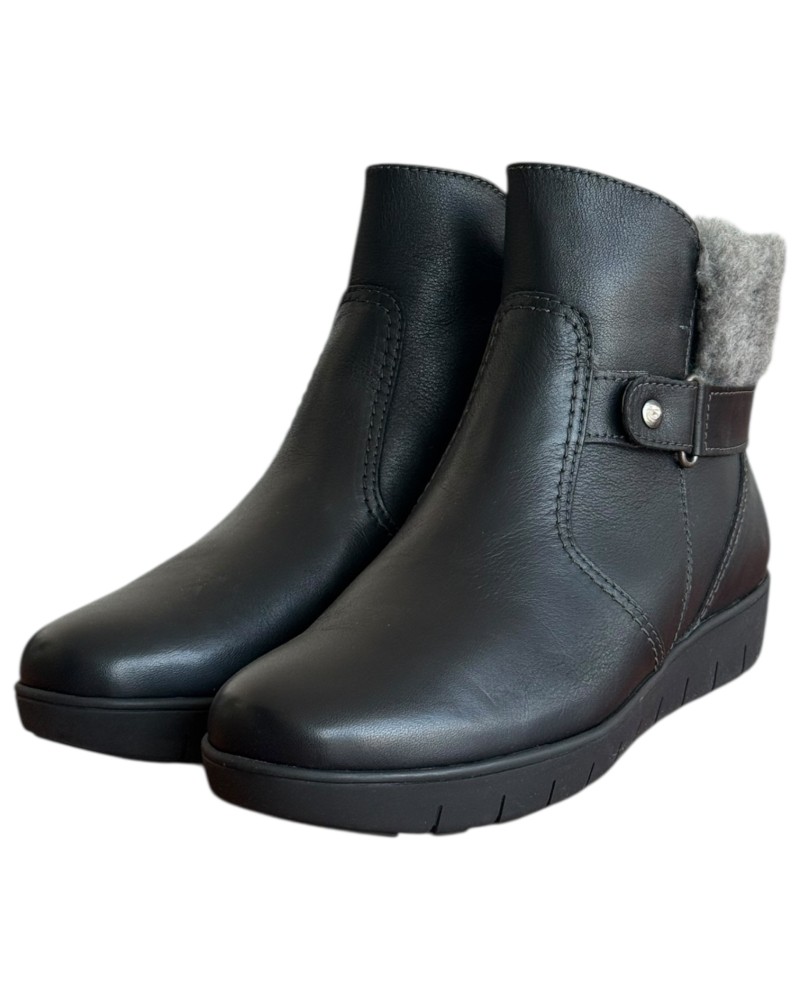 Δερμάτινο Γυναικείo Μποτάκι - M495