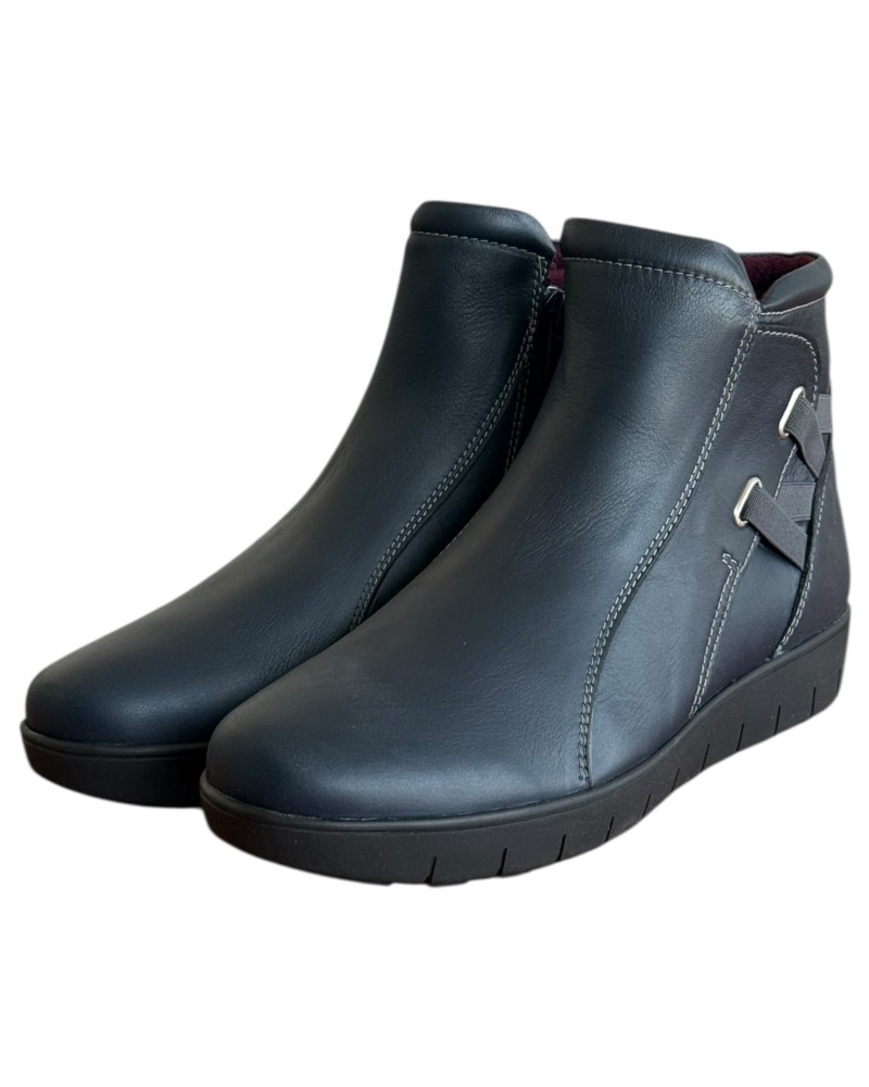 Δερμάτινο Γυναικείo Μποτάκι - M498