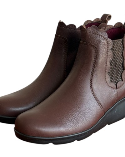 Δερμάτινο Γυναικείo Μποτάκι - M503