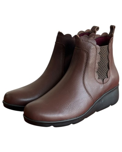 Δερμάτινο Γυναικείo Μποτάκι - M503