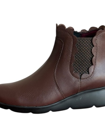 Δερμάτινο Γυναικείo Μποτάκι - M503